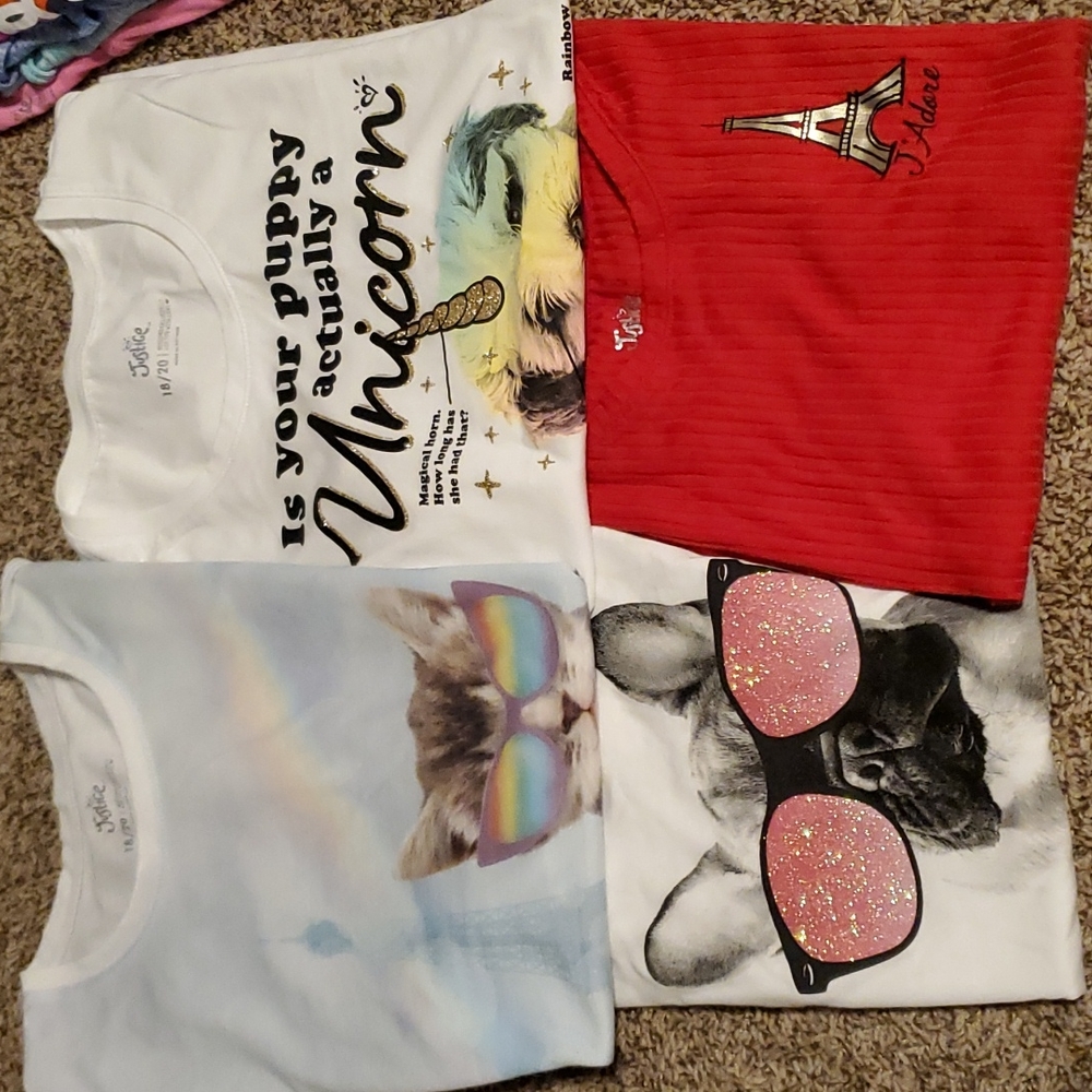 Justice t-shirts
